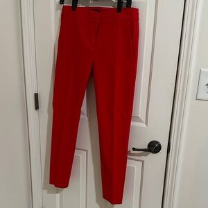 LOFT Vibrant Red Ankle Pants